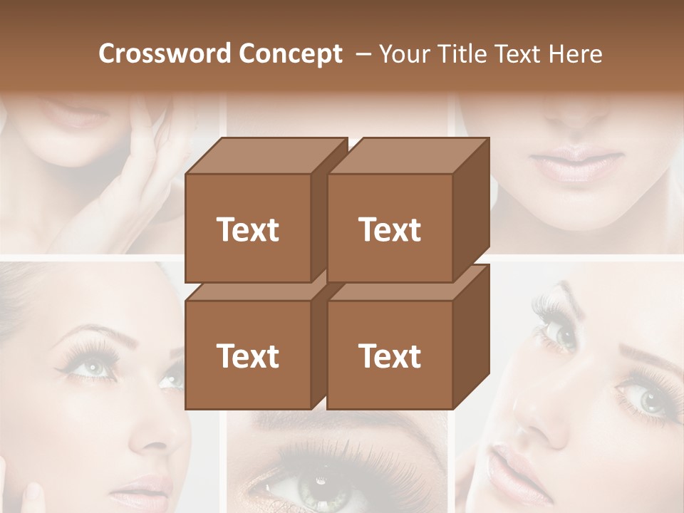 Woman Cosmetics Young PowerPoint Template