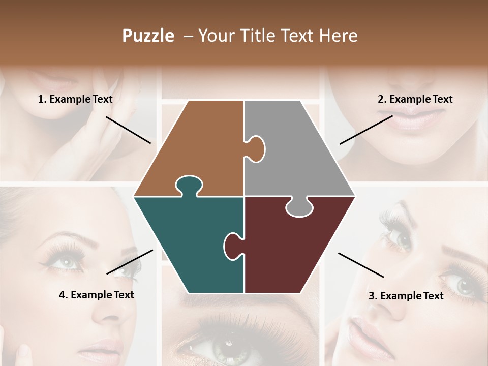 Woman Cosmetics Young PowerPoint Template