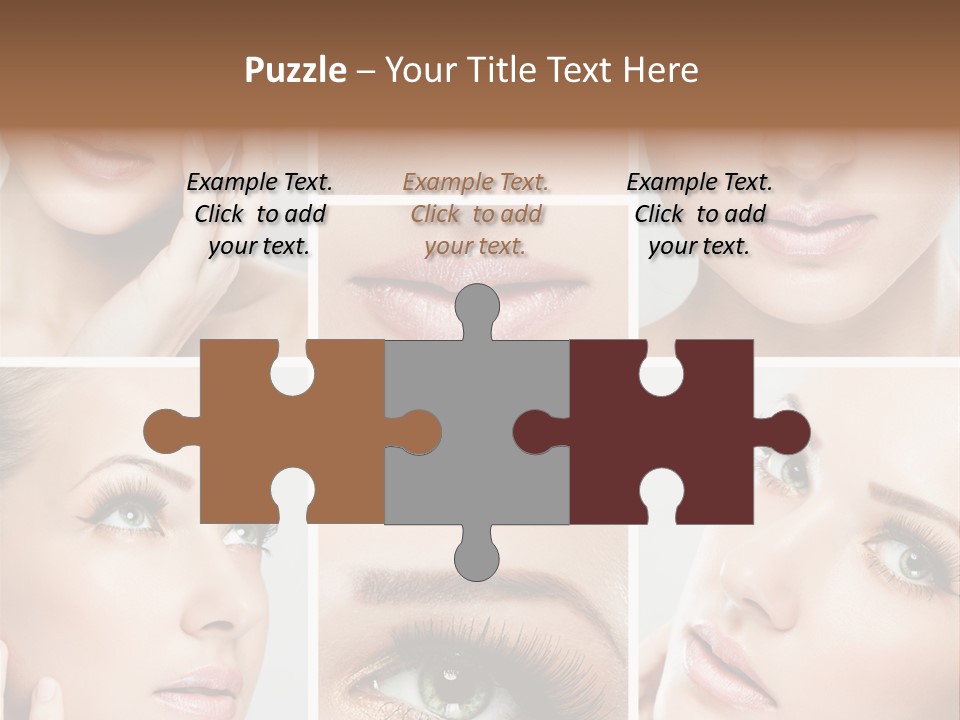 Woman Cosmetics Young PowerPoint Template