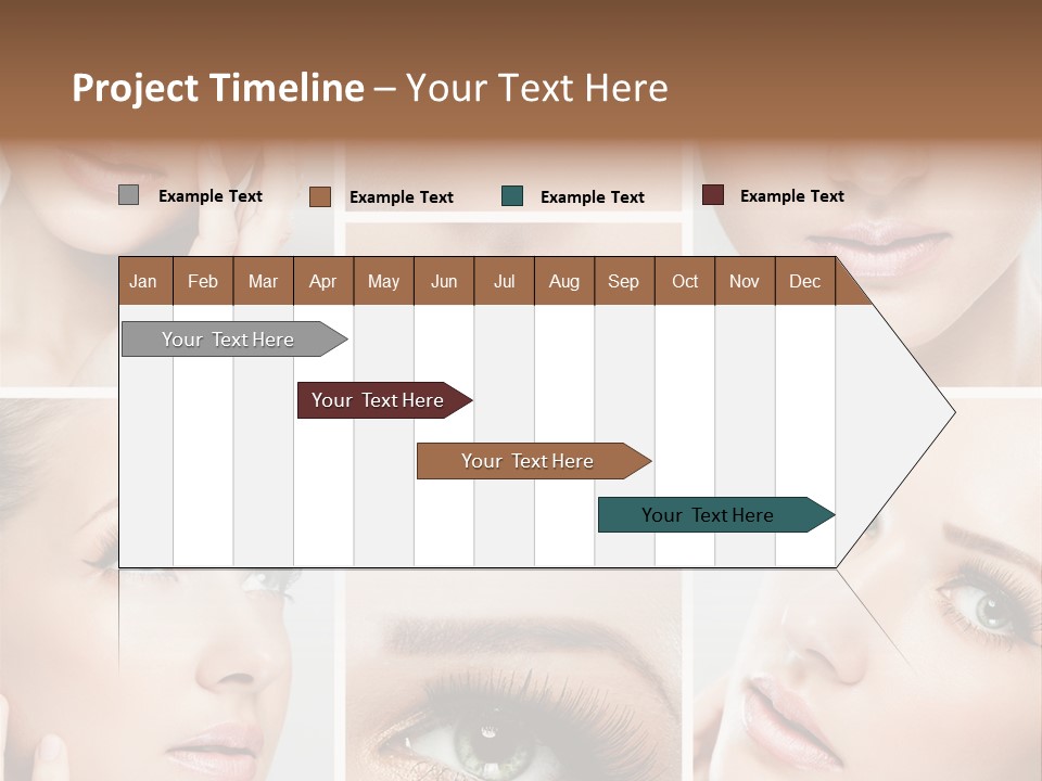 Woman Cosmetics Young PowerPoint Template