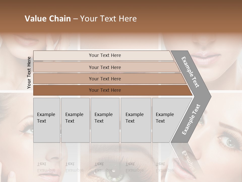 Woman Cosmetics Young PowerPoint Template