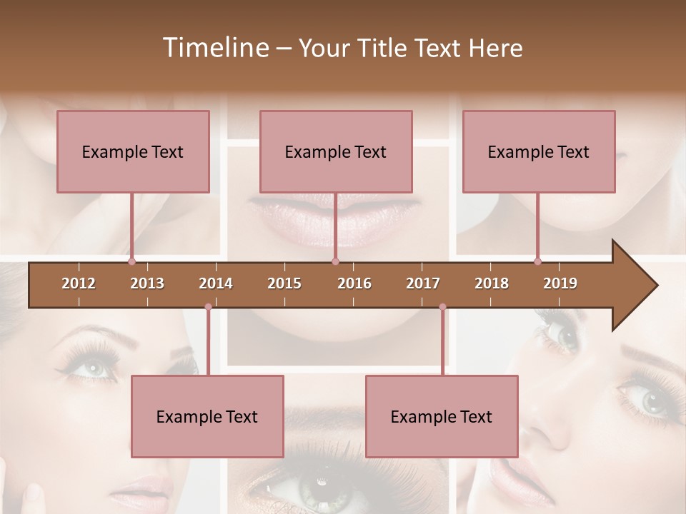 Woman Cosmetics Young PowerPoint Template