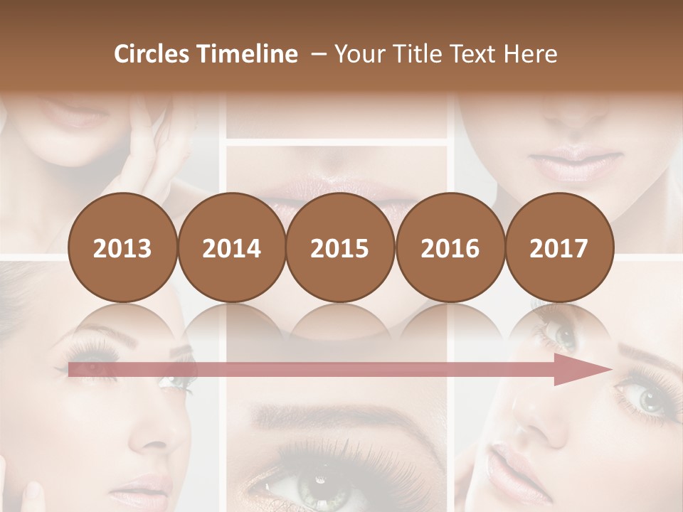 Woman Cosmetics Young PowerPoint Template
