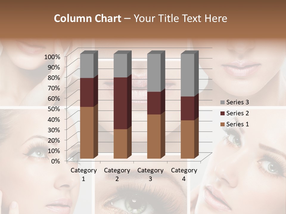 Woman Cosmetics Young PowerPoint Template