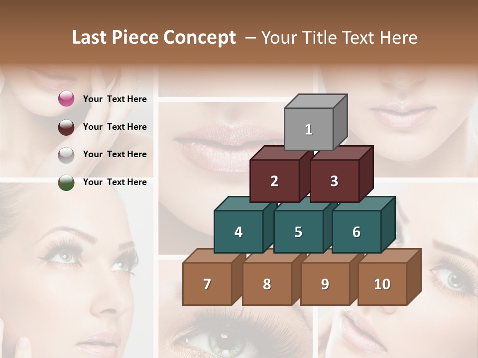 Woman Cosmetics Young PowerPoint Template