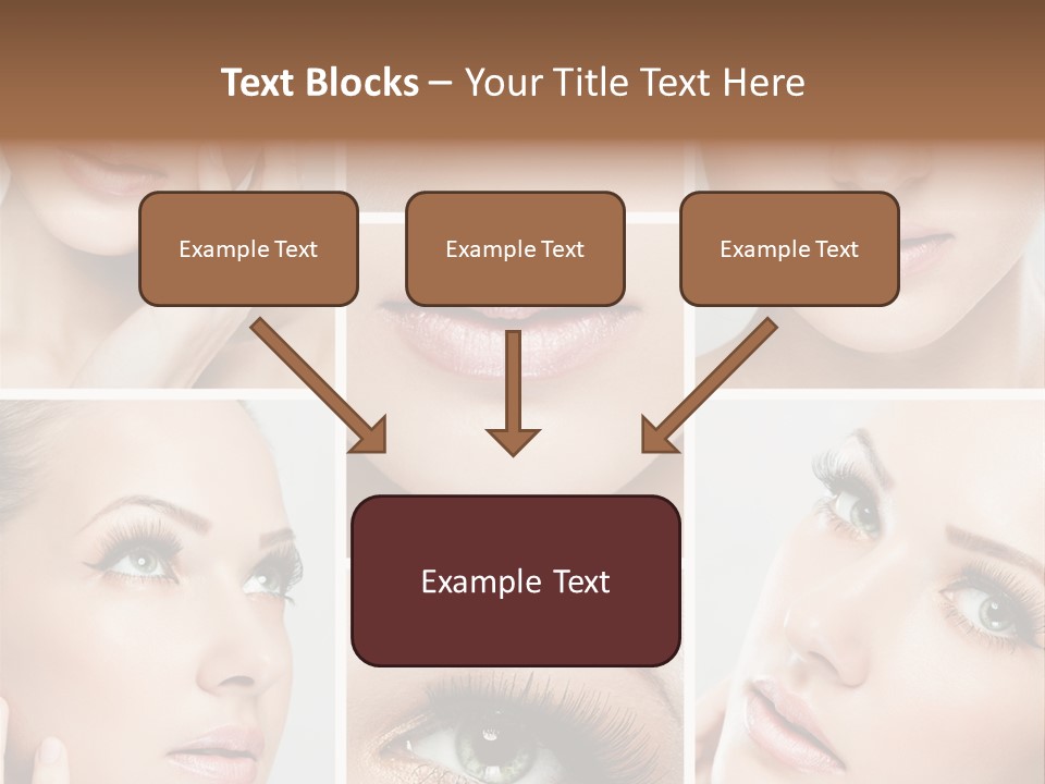 Woman Cosmetics Young PowerPoint Template