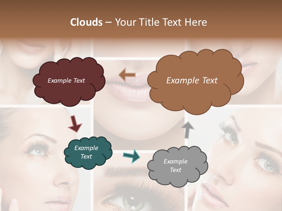 Woman Cosmetics Young PowerPoint Template