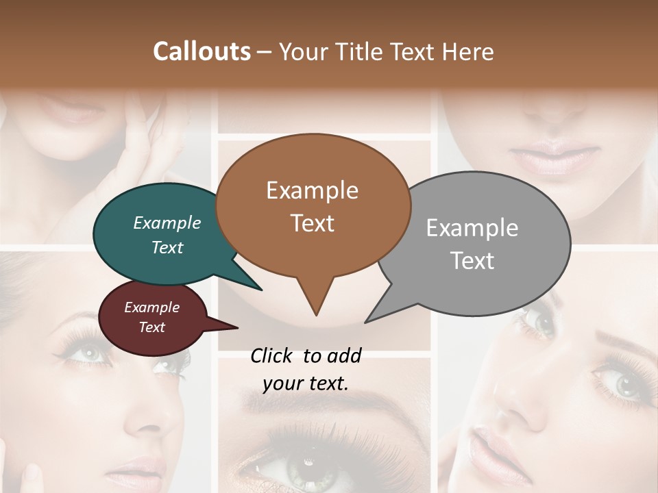 Woman Cosmetics Young PowerPoint Template