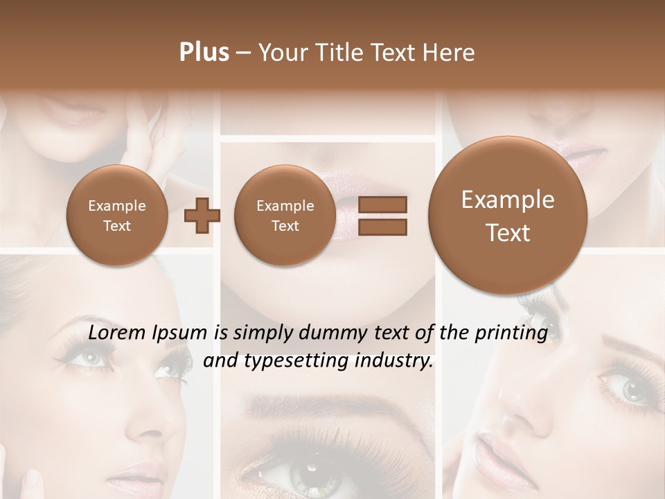 Woman Cosmetics Young PowerPoint Template
