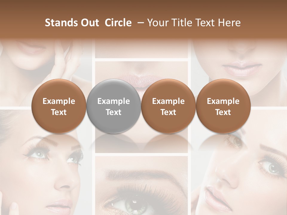 Woman Cosmetics Young PowerPoint Template