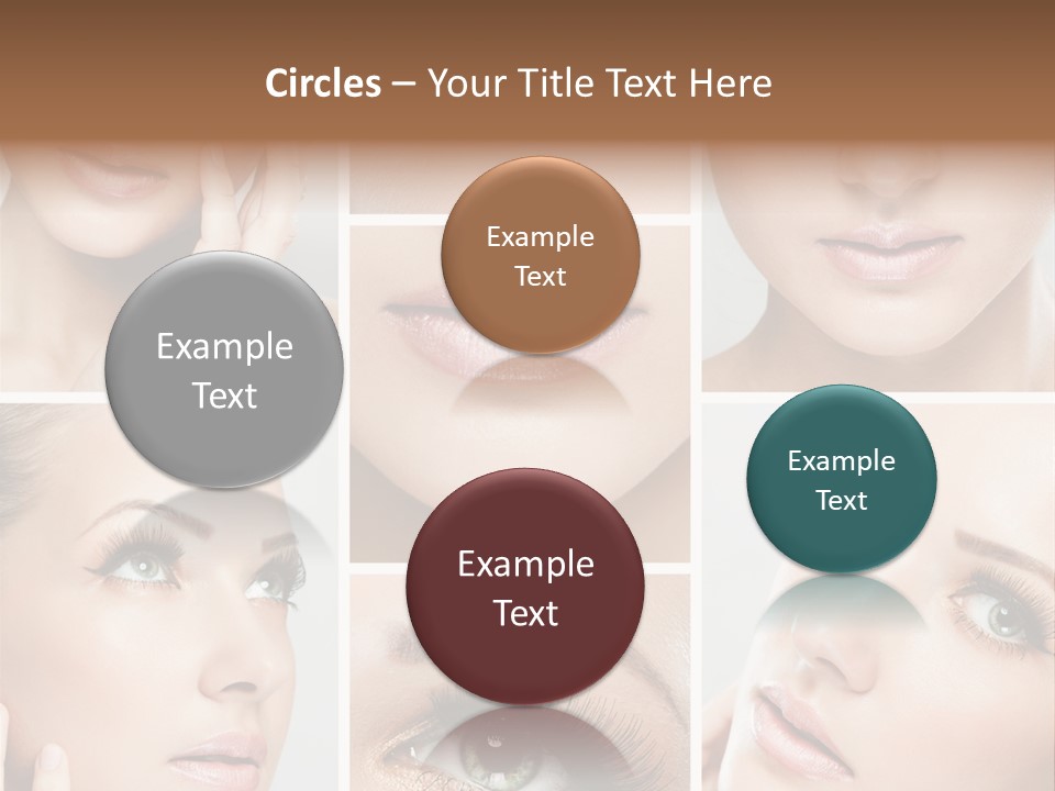 Woman Cosmetics Young PowerPoint Template