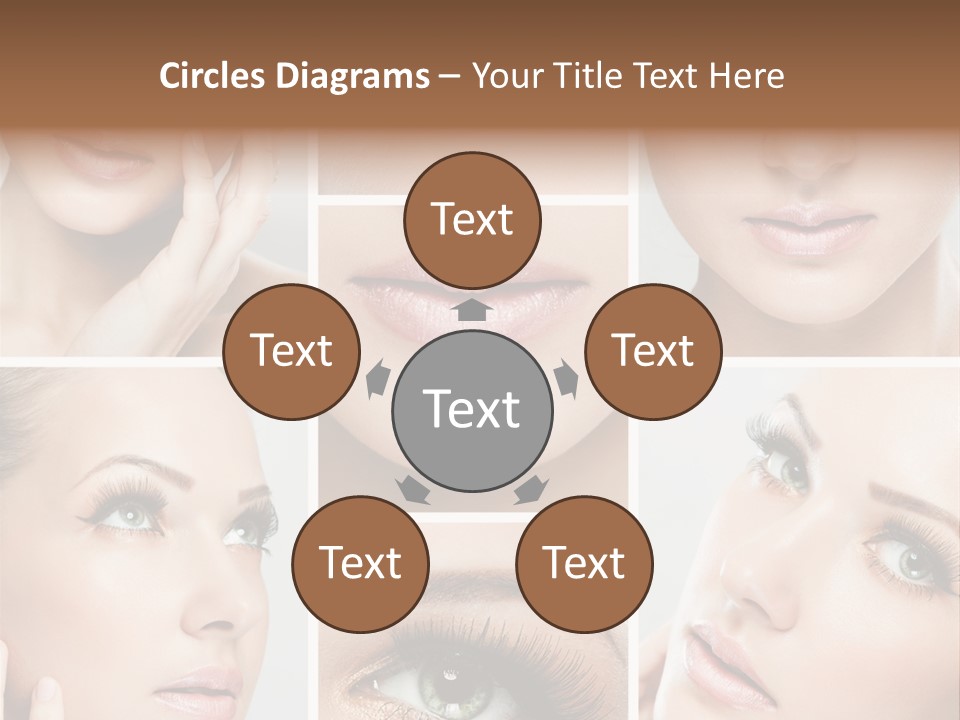 Woman Cosmetics Young PowerPoint Template