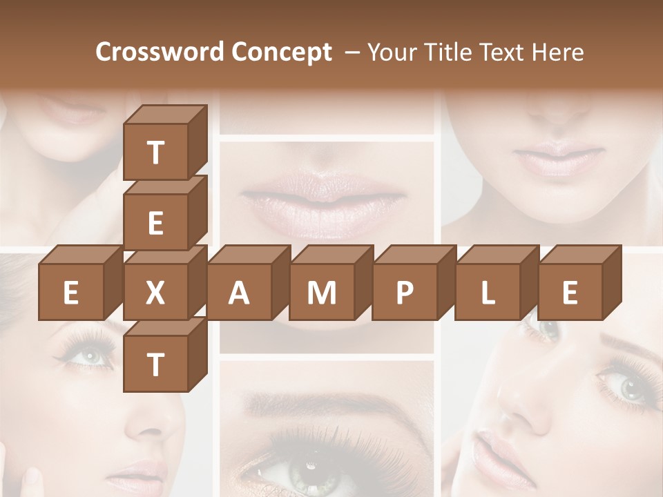 Woman Cosmetics Young PowerPoint Template