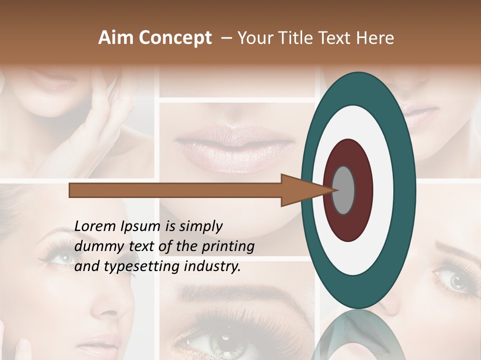 Woman Cosmetics Young PowerPoint Template
