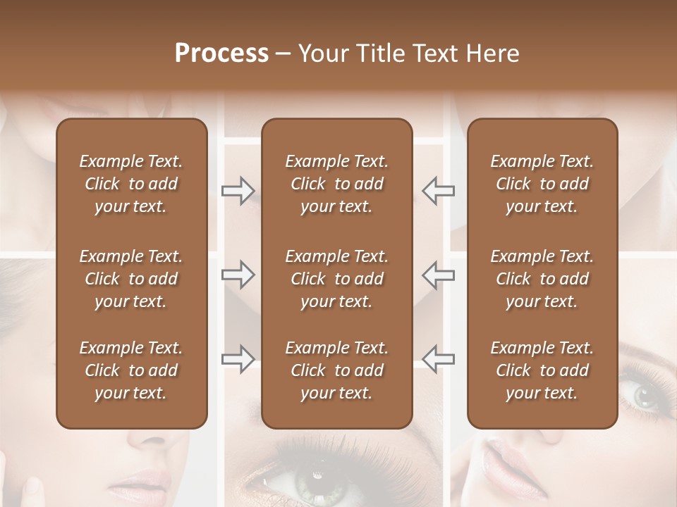 Woman Cosmetics Young PowerPoint Template