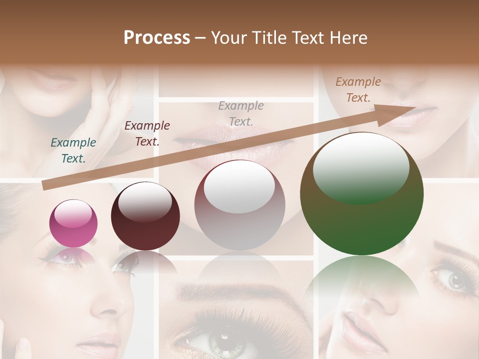 Woman Cosmetics Young PowerPoint Template