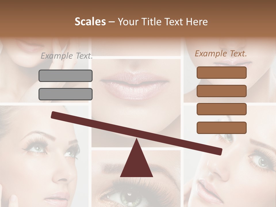 Woman Cosmetics Young PowerPoint Template