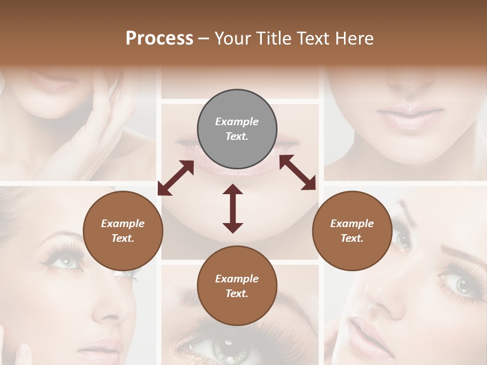 Woman Cosmetics Young PowerPoint Template