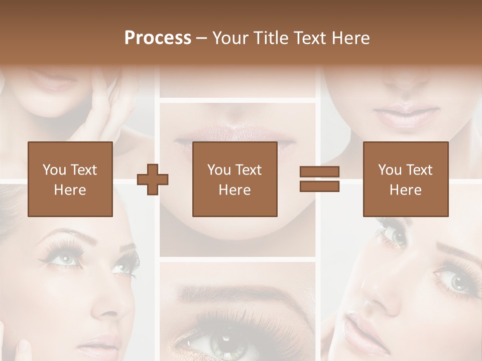 Woman Cosmetics Young PowerPoint Template
