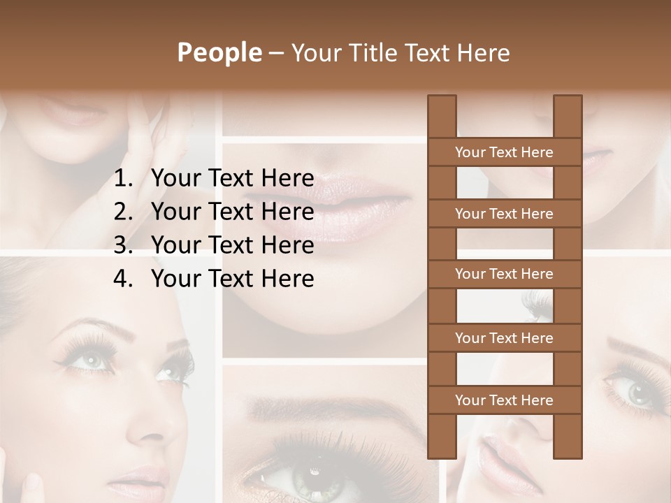 Woman Cosmetics Young PowerPoint Template