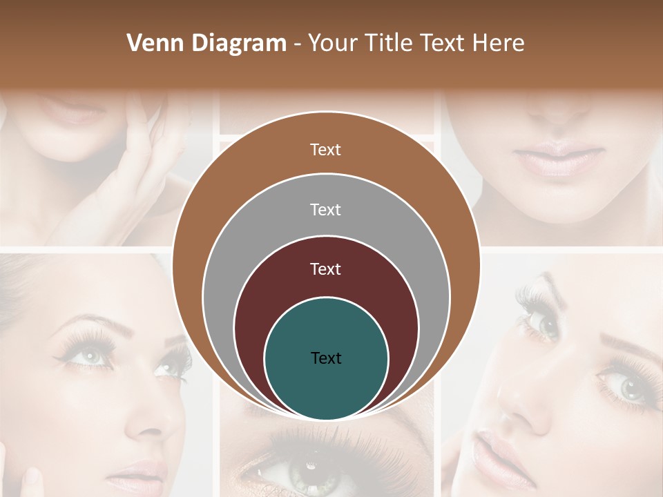 Woman Cosmetics Young PowerPoint Template