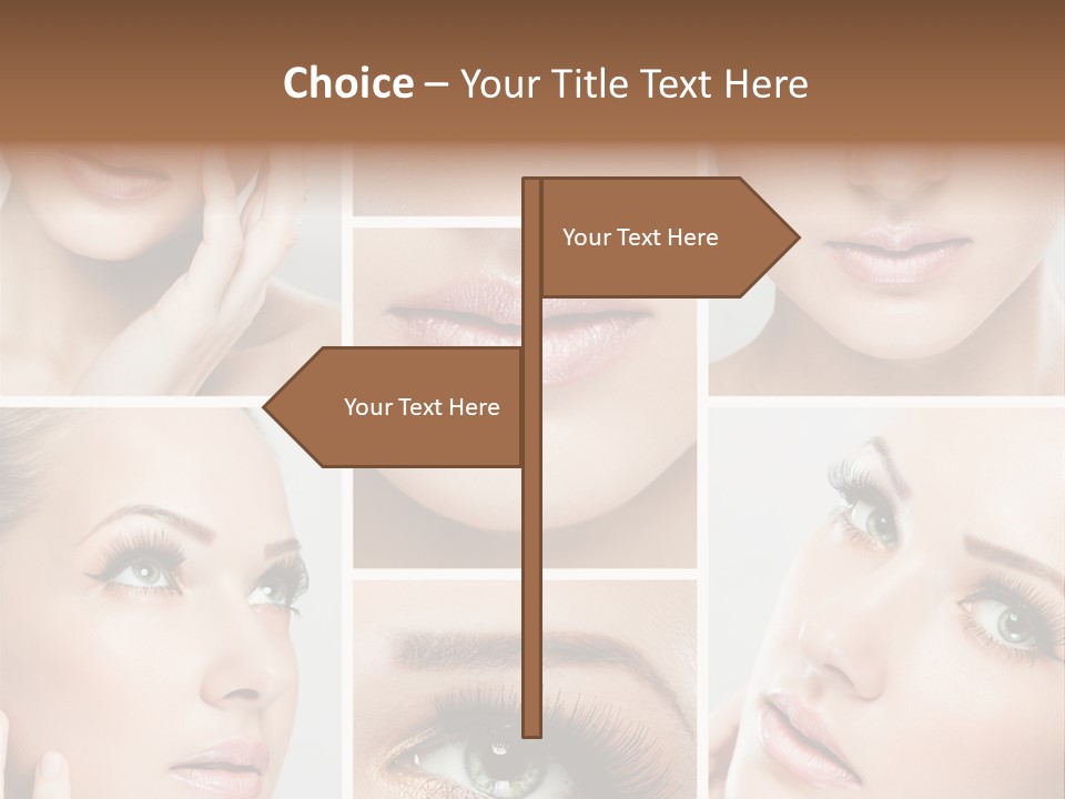 Woman Cosmetics Young PowerPoint Template