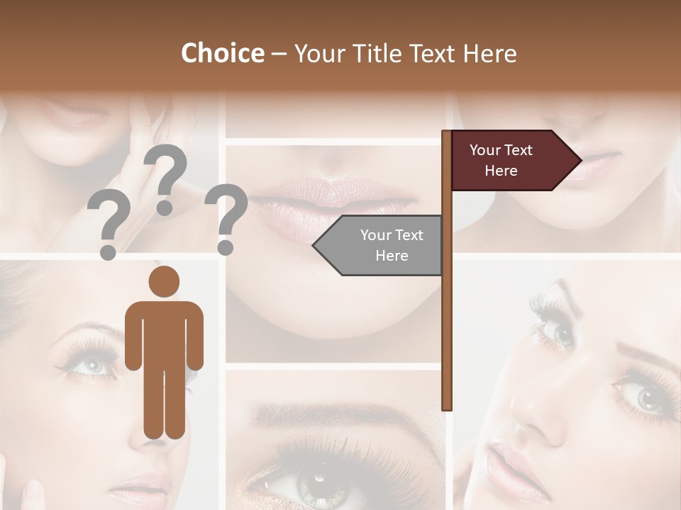 Woman Cosmetics Young PowerPoint Template