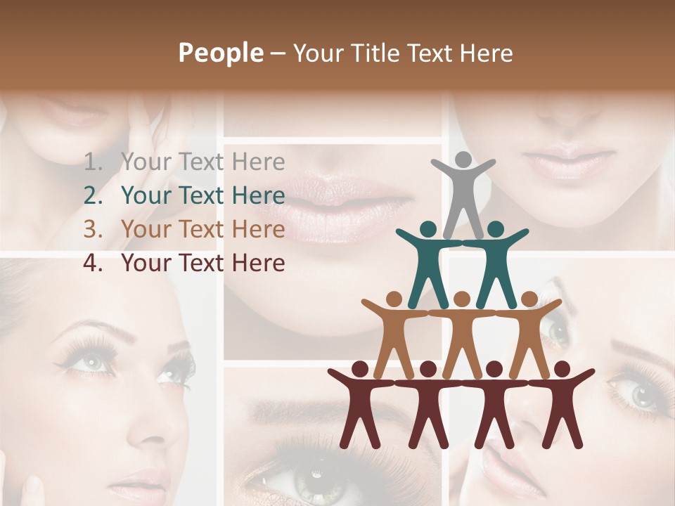 Woman Cosmetics Young PowerPoint Template