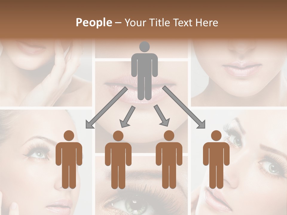 Woman Cosmetics Young PowerPoint Template