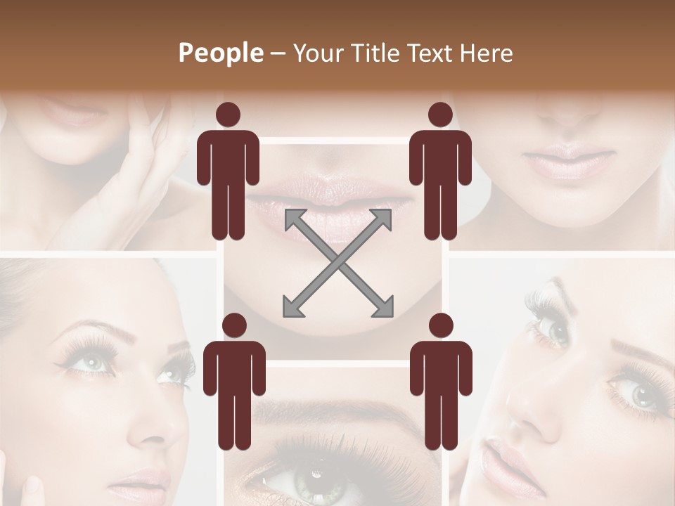 Woman Cosmetics Young PowerPoint Template