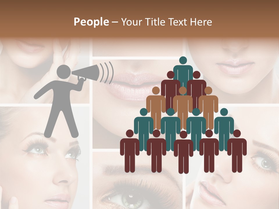 Woman Cosmetics Young PowerPoint Template