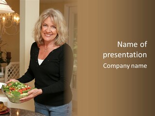 Retired People Nutritious PowerPoint Template