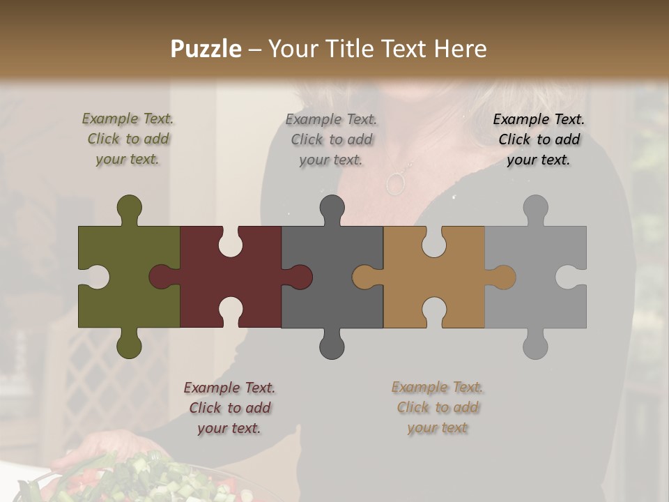 Retired People Nutritious PowerPoint Template