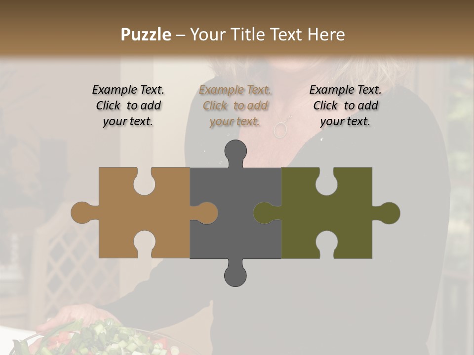 Retired People Nutritious PowerPoint Template