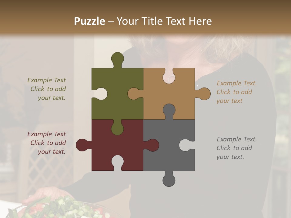 Retired People Nutritious PowerPoint Template