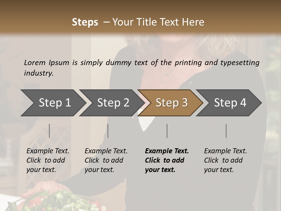 Retired People Nutritious PowerPoint Template