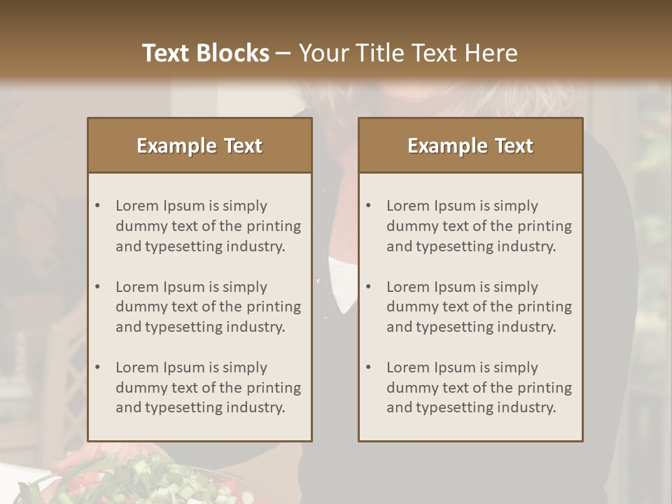 Retired People Nutritious PowerPoint Template
