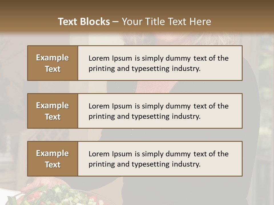 Retired People Nutritious PowerPoint Template