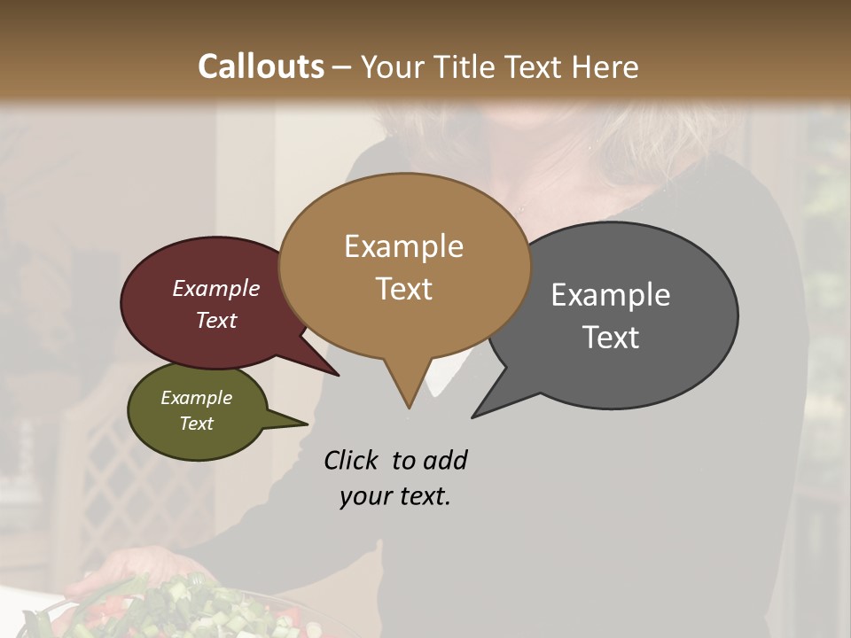 Retired People Nutritious PowerPoint Template