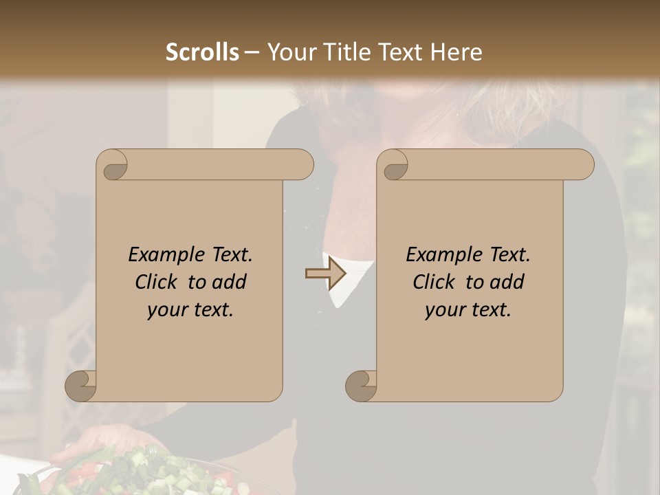 Retired People Nutritious PowerPoint Template