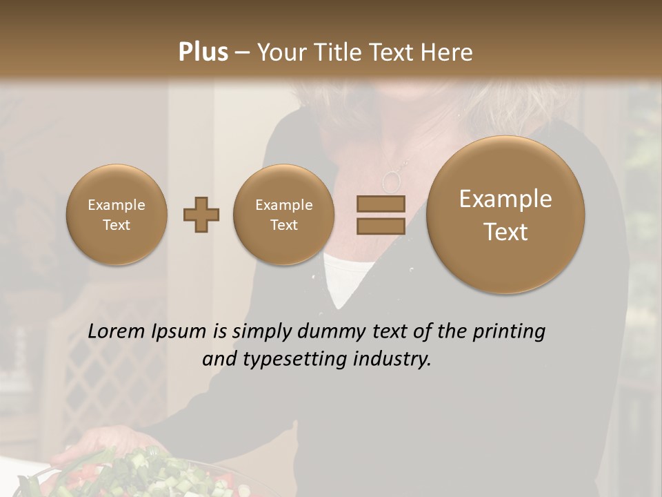 Retired People Nutritious PowerPoint Template