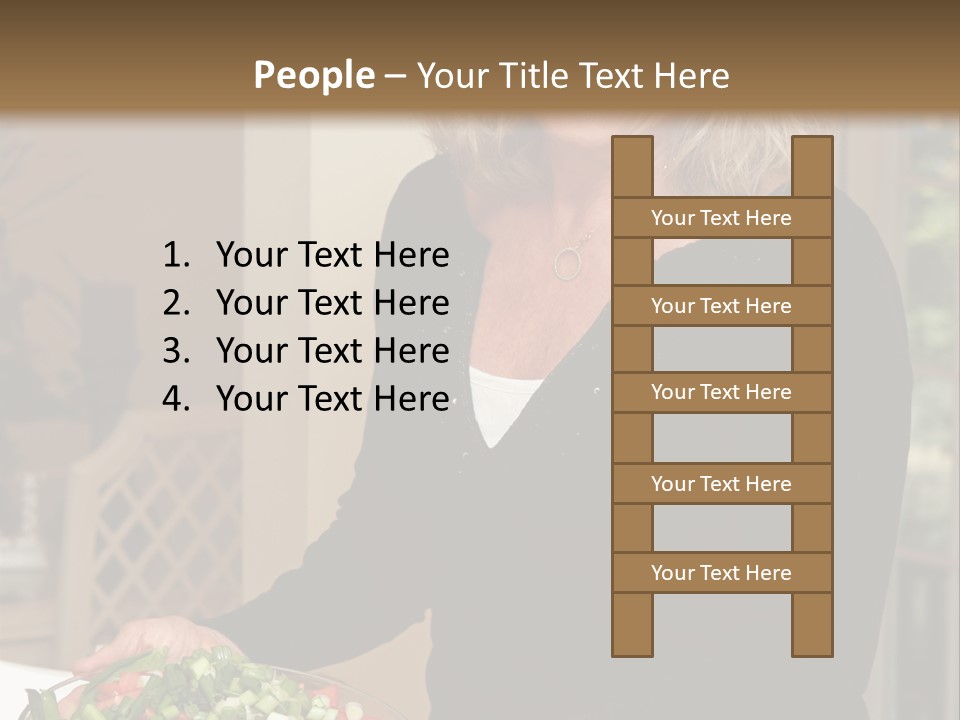 Retired People Nutritious PowerPoint Template