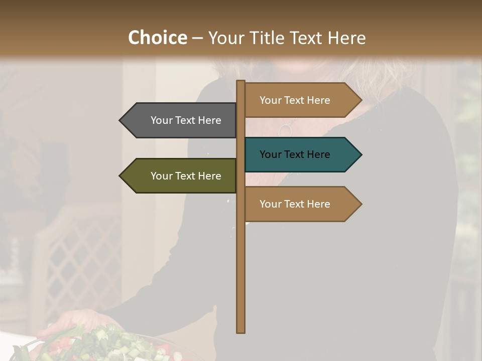 Retired People Nutritious PowerPoint Template