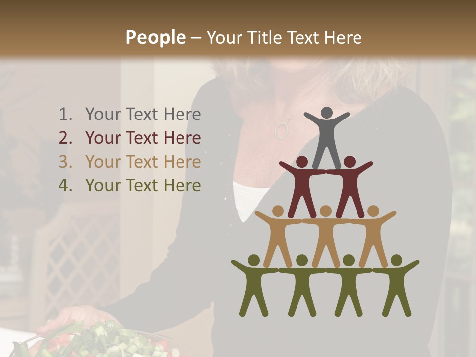 Retired People Nutritious PowerPoint Template