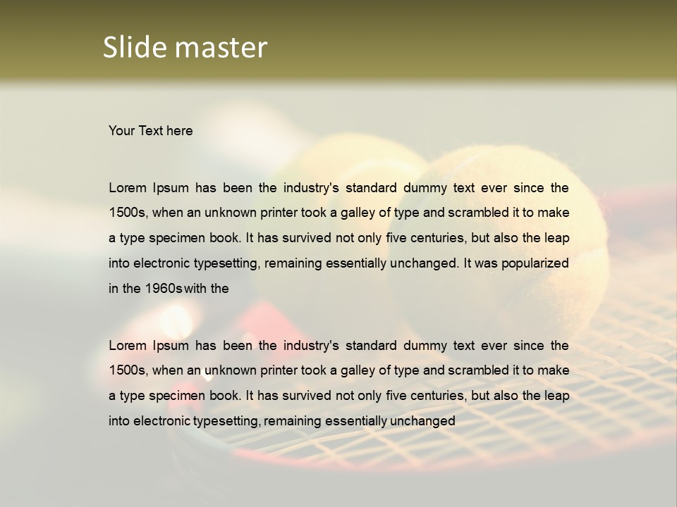 Hobby Line Professional PowerPoint Template