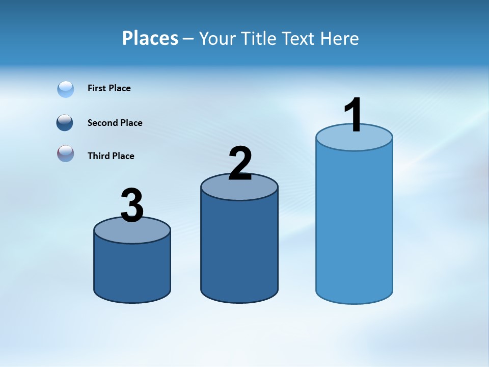 Blue Pattern Light PowerPoint Template