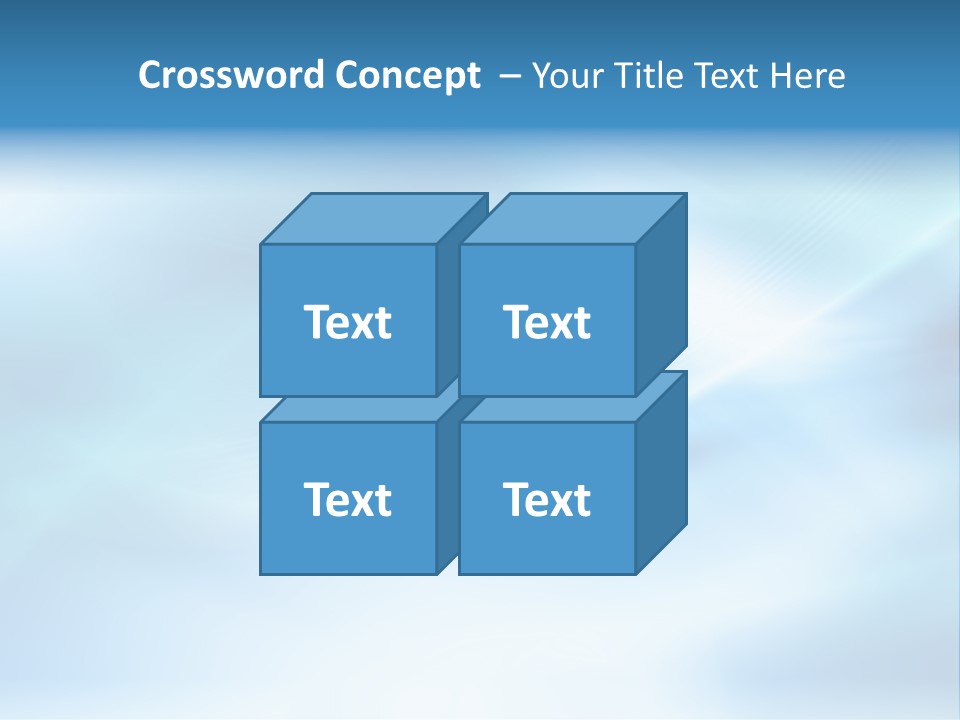 Blue Pattern Light PowerPoint Template