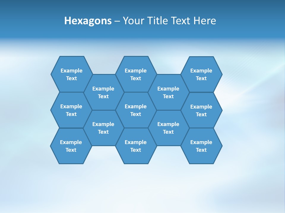 Blue Pattern Light PowerPoint Template