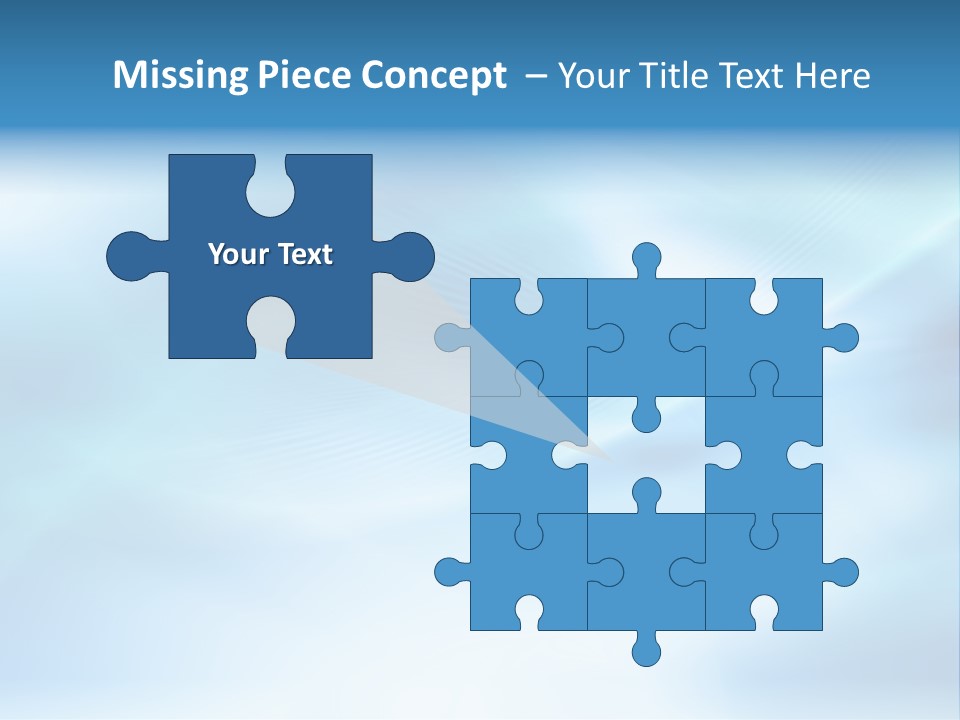 Blue Pattern Light PowerPoint Template