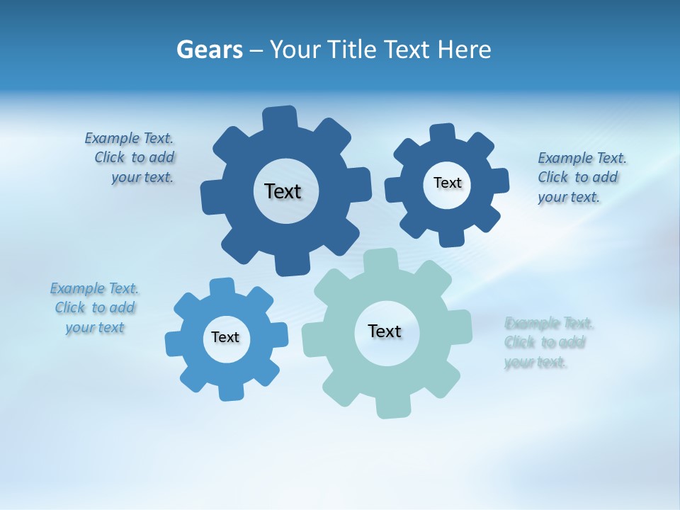 Blue Pattern Light PowerPoint Template